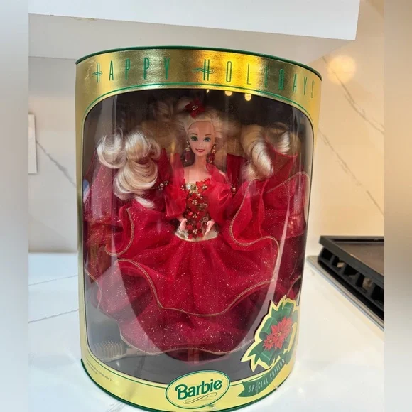 NIB 1993 Happy Holidays Barbie *Vintage* - Picture 2 of 6